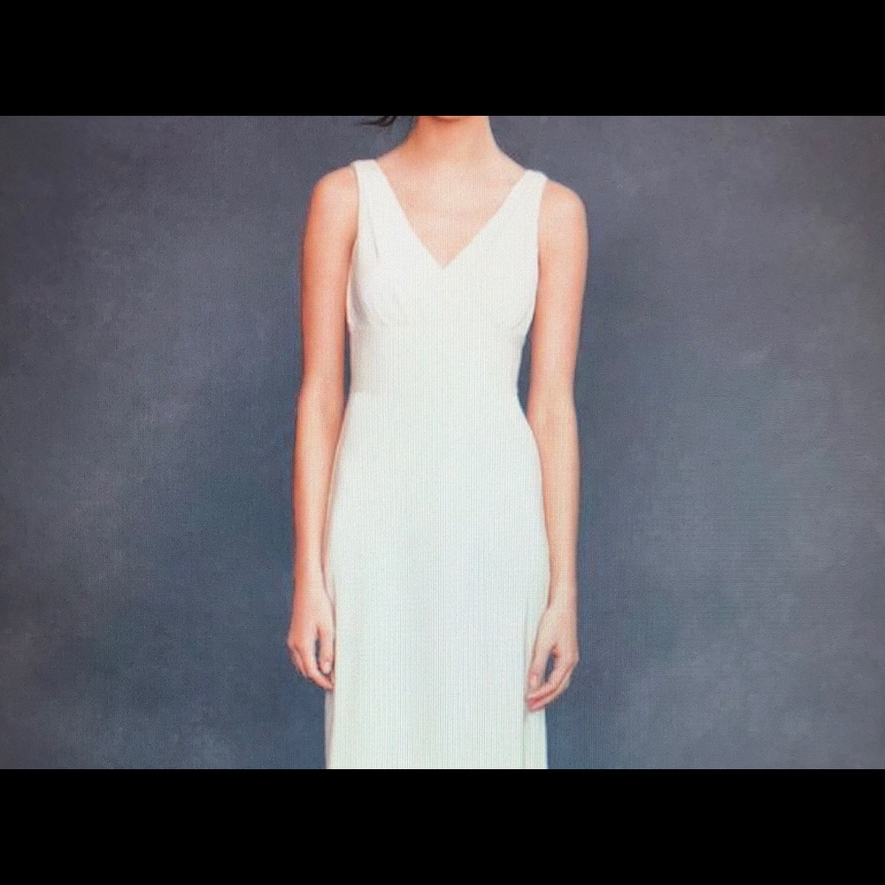 J. Crew Sophia silk ivory bridesmaid dress 😻